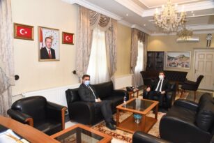 Yatağan Belediye Başkanı Mustafa Toksöz’ den Vali Orhan Tavlı’ ya Ziyaret