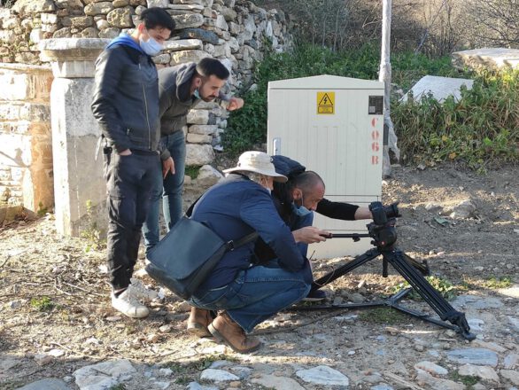 ÜNLÜ YÖNETMEN ERTUĞRUL KARSLIOĞLU, STRATONİKEİA ANTİK KENTİ BELGESELİ ÇEKİYOR