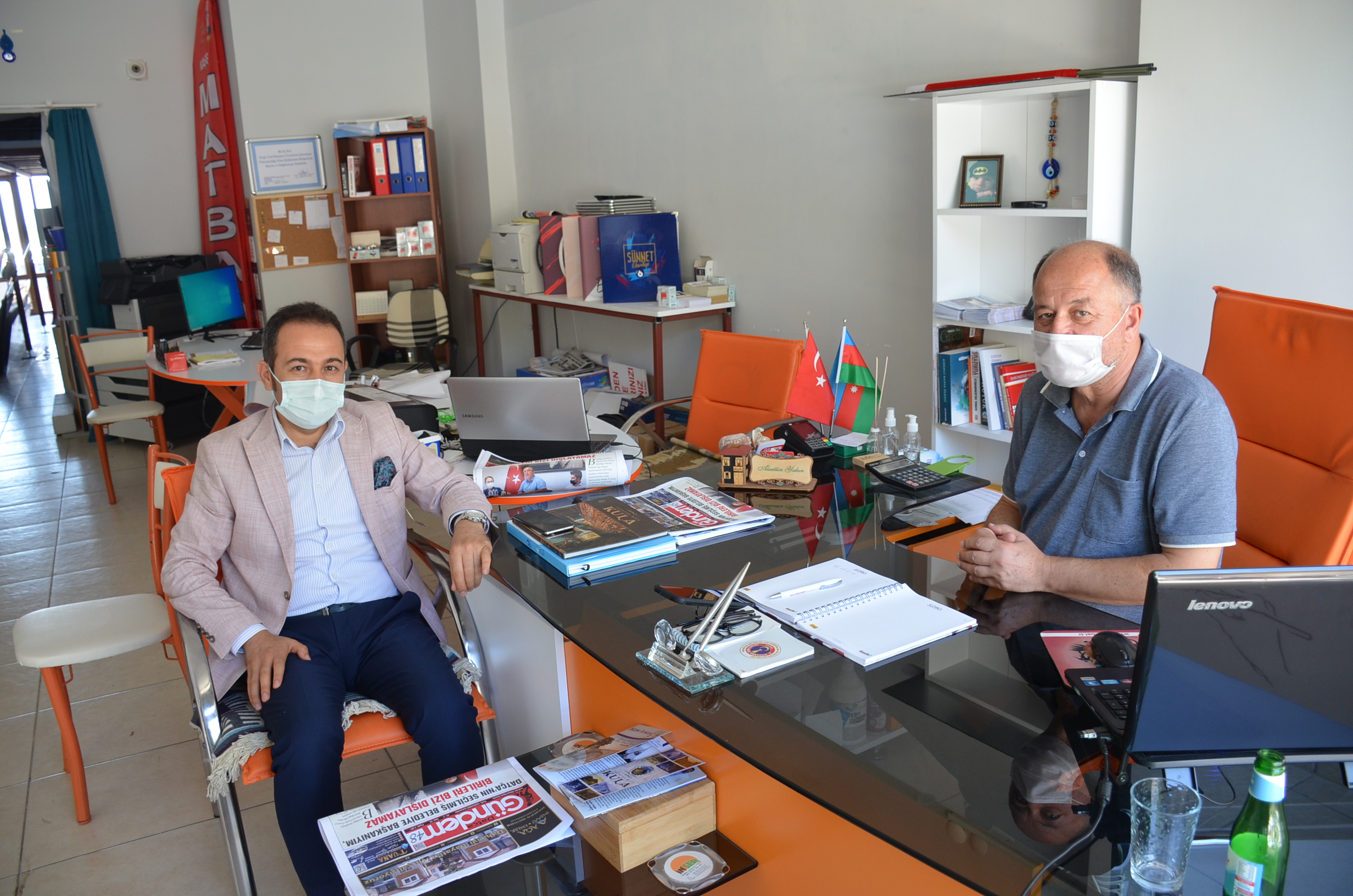 DATÇA KAYMAKAMI MESUT ÇOBAN GAZETEMİZİ ZİYARET ETTİ